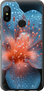 Чехол на Xiaomi Mi A2 Lite Роса на цветке 6039u-1522 (Фиолетовый)