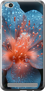 Чехол на Xiaomi Redmi 5A Роса на цветке 6039u-1133 (Фіолетовий)