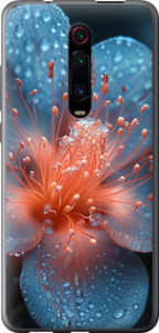 Чохол на Xiaomi Redmi K20 Pro Роса на квітці 6039t-1816 (Фіолетовий)