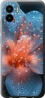 Чехол на Xiaomi Redmi A1 Роса на цветке 6039u-2768 (Фиолетовый)