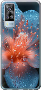 Чехол на Vivo Y51 2020 Роса на цветке 6039u-2241 (Фиолетовый)