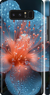 Чохол на Samsung Galaxy Note 8 Роса на квітці 6039m-1020 (Фіолетовий)