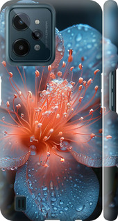 Чехол на Realme C31 Роса на цветке 6039m-2593 (Фиолетовый)