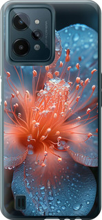 Чехол на Realme C31 Роса на цветке 6039u-2593 (Фиолетовый)