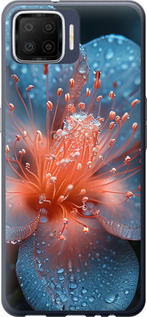 Чехол на Oppo A73 Роса на цветке 6039u-1379 (Фиолетовый)