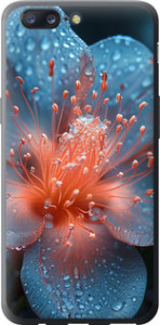 Чохол на OnePlus 5 Роса на квітці 6039u-969 (Фіолетовий)