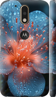 Чехол на Motorola MOTO G4 PLUS Роса на цветке 6039m-953 (Фиолетовый)