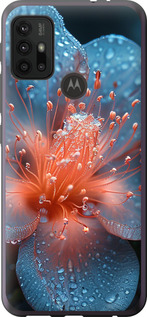 Чехол на Motorola Moto G20 Роса на цветке 6039u-2461 (Фиолетовый)