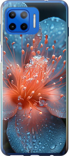 Чохол на Motorola Moto G Plus Роса на квітці 6039u-2202 (Фіолетовий)