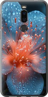 Чохол на Meizu X8 Роса на квітці 6039u-1601 (Фіолетовий)