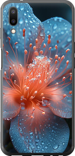 Чехол на Meizu E3 Роса на цветке 6039u-1518 (Фиолетовый)