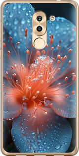 Чехол на Huawei Mate 9 Lite Роса на цветке 6039u-474 (Фиолетовый)