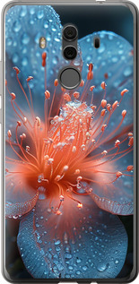 Чехол на Huawei Mate 10 Pro Роса на цветке 6039t-1138 (Фиолетовый)