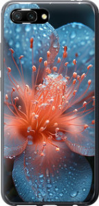 Чехол на Huawei Honor 10 Роса на цветке 6039u-1496 (Фиолетовый)