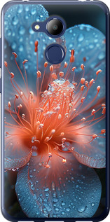 Чехол на Huawei Honor 6C Pro Роса на цветке 6039u-1358 (Фиолетовый)