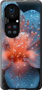 Чехол на Huawei P50 Роса на цветке 6039u-2292 (Фиолетовый)