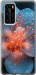 Чехол на Huawei P40 Роса на цветке 6039u-1840 (Фиолетовый)
