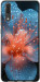 Чехол на Huawei P20 Роса на цветке 6039u-1396 (Фиолетовый)