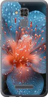 Чехол на Asus Zenfone 3 Max ZC520TL Роса на цветке 6039u-442 (Фиолетовый)