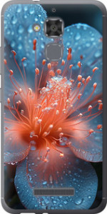 Чехол на Asus Zenfone 3 Max ZC520TL Роса на цветке 6039u-442 (Фиолетовый)