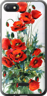 Чехол на Xiaomi Redmi 6A Маки 523u-1531 (Белый)