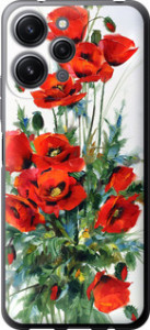 Чехол на Xiaomi Redmi 12 Маки 523u-3114 (Белый)