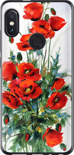 Чехол на Xiaomi Redmi Note 5 Маки 523t-1516 (Белый)