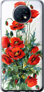 Чехол на Xiaomi Redmi Note 9T Маки 523u-2261 (Белый)