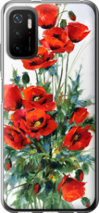 Чехол на Xiaomi Redmi Note 10 5G Маки 523u-2556 (Белый)