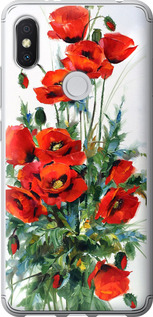 Чохол на Xiaomi Redmi S2 Маки 523u-1494 (Білий)