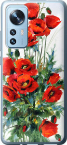 Чехол на Xiaomi 12X Маки 523u-2941 (Белый)