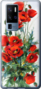 Чохол на Vivo X50 Pro Plus Маки 523u-2056 (Білий)