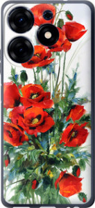 Чехол на Tecno Spark 10 Pro Маки 523u-3022 (Белый)