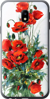 Чехол на Samsung Galaxy J3 (2017) Маки 523t-650 (Белый)