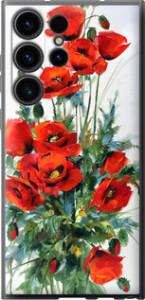 Чехол на Samsung Galaxy S23 Ultra Маки 523u-2906 (Белый)