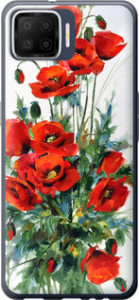 Чехол на Oppo A73 Маки 523u-1379 (Белый)