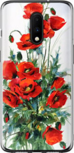 Чехол на OnePlus 7 Маки 523u-1740 (Белый)