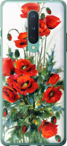 Чехол на OnePlus 8 Маки 523u-1902 (Белый)