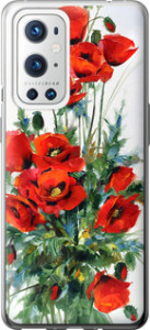 Чехол на OnePlus 9 Pro Маки 523u-2250 (Белый)