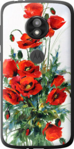 Чохол на Motorola Moto E5 Play Маки 523u-1429 (Білий)