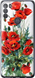Чохол на Motorola G50 Маки 523u-2354 (Білий)