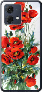 Чохол на Motorola Moto G84 Маки 523u-3344 (Білий)