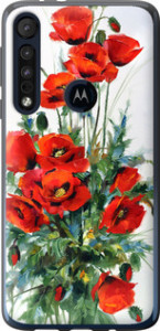 Чохол на Motorola One Macro Маки 523u-1812 (Білий)