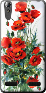 Чехол на Lenovo A6000 Маки 523u-103 (Белый)