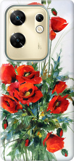 Чехол на Infinix Zero 30 4G Маки 523u-3413 (Білий)