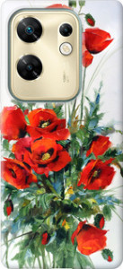 Чехол на Infinix Zero 30 4G Маки 523u-3413 (Білий)