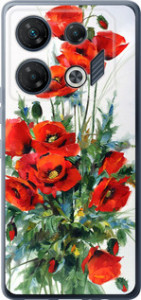 Чехол на Infinix GT 10 pro Маки 523u-3172 (Белый)