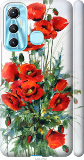 Чехол на Infinix Hot 11 Маки 523m-2762 (Белый)