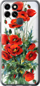 Чехол на Infinix Smart 6 Маки 523u-2758 (Білий)