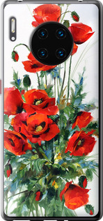 Чехол на Huawei Mate 30 Pro Маки 523u-1796 (Білий)